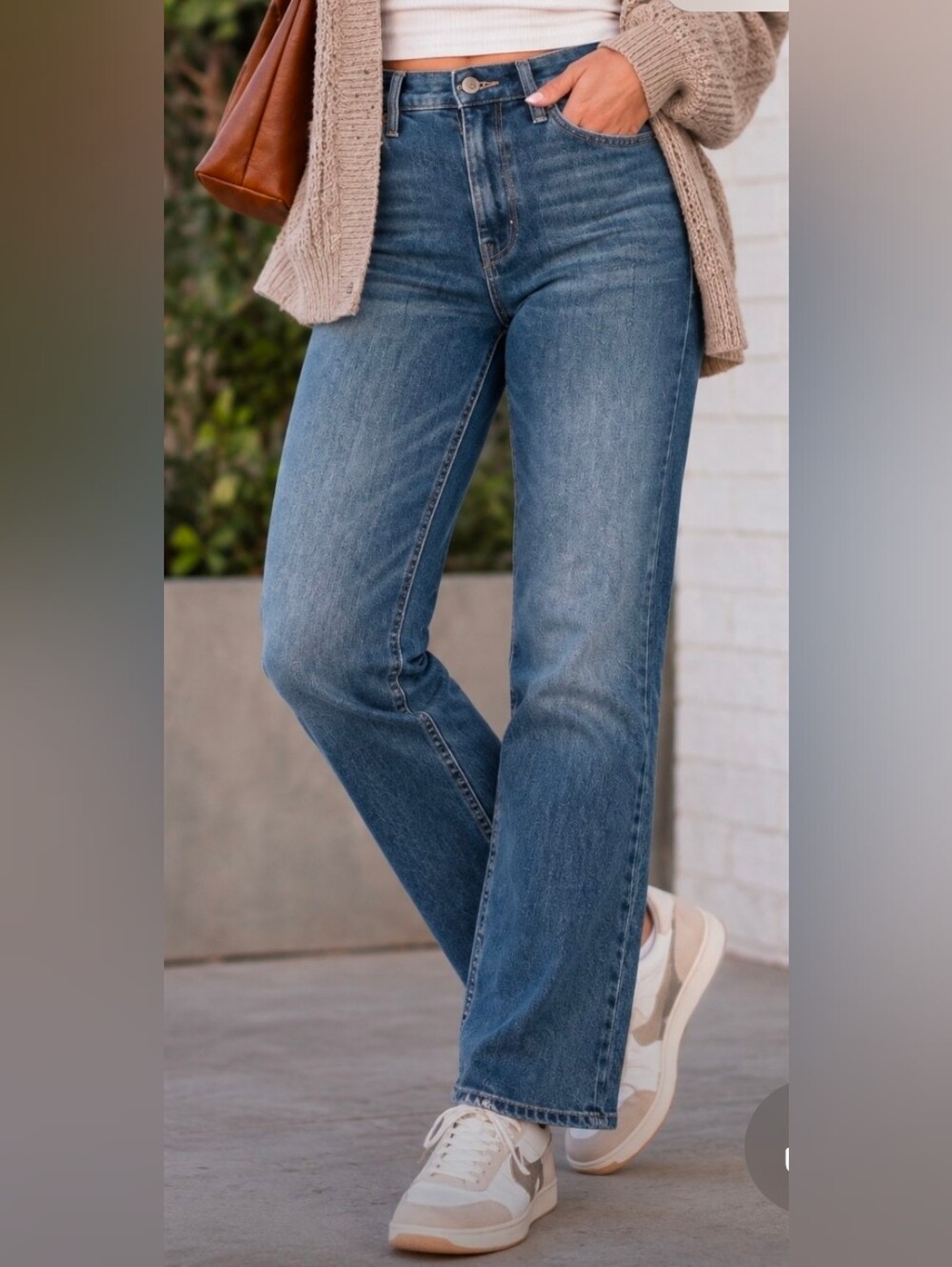 MOTHER High Waisted Rider Skimp Jeans Size 25 Sorry I’m Staring  Straight Leg